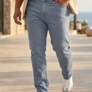 Urbano Plus Men Regular Mid Rise Grey Jeans