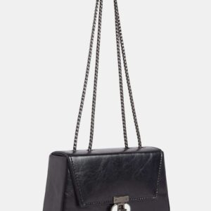 Caprese Kreyaa Shoulder Bag (Black, 1.43 L)